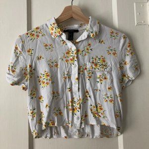 Forever 21 Floral Crop Top